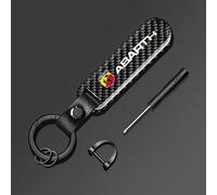 Car Key Rings Keyring Keychain for Abarth 695 595 500 competizione 124 Spider PUNTO Business Gifts Car Accessories,A-1
