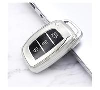 Car Key Shell Case For Hyundai Tucson Avante I10 I20 I30 HB20 IX25 IX35 IX45 TPU Car Key Case Cover Key Fob Shell Holder Protector Accessories(XL125V SMOKE LG)