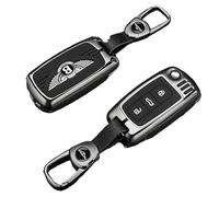Car Key Shells for Bentley Flying Spur Continental GT Mulsanne Bentayga, Key Fob Cover Durable Scratch-proof Key Case Key Fob Case Key Protector,A-1PCS Black