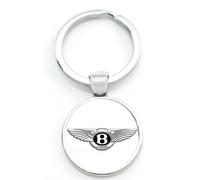 Car Keychain, for Bentley Anti-Lost Scratch Resistant Car Keyrings Family Present Car Fob Key Keychains Accessories,A-S