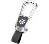 Car Keychain for Volvo XC40 XC60 XC90 V60 V90 S40 S60 EX30 EX40, Zinc Alloy Car Keyring Car Key Chain Car Key Ring Anti-Lost Key Rings with Logo Emblems Car Key Fob Keychain Replacement Accessories