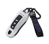 Car Keychain Key Cover for Porsche 911 2019-2025 Silicone Protective Case Keychain, Anti-Scratch Drop-Proof,White-Type A