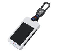 Car Keychain Key Cover for Tesla Cybertruck 2024-2025 Silicone Protective Case Keychain, Anti-Scratch Drop-Proof,White-Type B