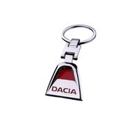 Car Keyring for Dacia Logan II MCV Stepway 2017-2020, Car Key Chain Car Key Ring Key Chain Car Key Fob Accessories Family Present,Red