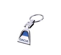 Car Keyring for Dacia Logan II MCV Stepway 2017-2020, Car Key Chain Car Key Ring Key Chain Car Key Fob Accessories Family Present,Blue