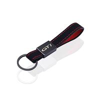 Car Keyring for Peugeot gt gti gtline 508 5008 3008 208 2008 308, Anti-Rust Keychin Fob replacement Accessory Family Present Ornament Men Women Detachable Keychain,Gti-Black red