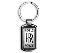 Car Keyring for Rolls Royce Phantom Cullinan Ghost Wraith Dawn, Keychain with Car Emblem for Men and Women, Car Accessories for Gifts