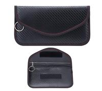 Car Keys Bag for Faraday,2 Pack Big Pouch for Faraday Car Key Signal Blocker Fob Protector Rfid Bag Anti-Theft Blocking for Keyless Entry Case/Jammer Cages Guard Security Protection