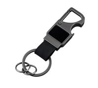 Car Keys Keychain for 5008 (5 sièges) 2017-2023, Keyrings with Beer Bottle Opener, Chains Personalized, Heavy Duty Metal Keychain for Men and Women,Black