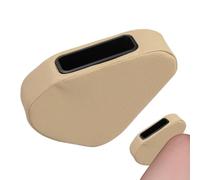 Car Knee Pad, 8.26 inches Central Console PU Knee Rest for Comfort Thigh Support Mat, Organizer Storage Box with Mobile Phone Card Holder Notes, Travel Accessory for RV SUV Truck Long Driving Road