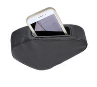 Car Knee Pad, Central Control PU Knee Rest Pads with Thigh Support and Storage Mat for Mobile Phones, Cards, Notes, Suitable for RVs, SUVs, Trucks, Extended Parking, Long Drives
