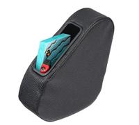 Car Knee Pad - Central Control PU Rest Cushion for SUV Truck, Comfort Thigh Support with Storage Box, Driving Pad for Mobile Phone Cards Notes RV Road Trips Parking, 8.26x5.12x2.16 inches