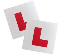 Car L Plates for Learner Drivers with Strong Fully Magnetic Backing for Greater Adherence, Easy to Attach and Remove (2)
