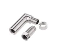 car Lambda Probe M18 X 1.5 Oxygen Sensor 90 Degree O2 Oxygen Sensor Spacer Extension Exhaust Bung Kit