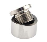 car Lambda Probe M18x1.5 Oxygen Sensor Spacer Plug Bung Boss Notched Base Nut