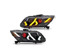 Car Lamp Headlights Compatible With For HRV 2019 2020 2021 2022 Front Head Lamps Assembly DRL Headlamp Accessories 2Pcs Red For Devil Eye