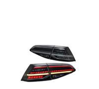 Car Lamp Lens,Fog Lamp LED Tail Lights For Volkswagen For Golf 7 MK7 Golf7.5 For TSI For STI 2013-2019 Rear Tail Lamps Assembly Sequential Turn(MK7 Halogen Smoke/4 PCS)