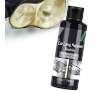 Car Lamp Recover Emulsion, Automotive Headlamp Restoration Fluid Kit, Elimination of Oxidation Polishing & Apply, Beam Revive Turn Cloudy Headlights Into Crystal Clear Vision for Cars (100ML)