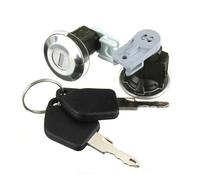 Car Latch Catch Actuator for Peugeot for 106 for Mk2 1997-2004 for Peugeot for 205 for 405 1Pair Front Door Locks Barrels Set with Keys