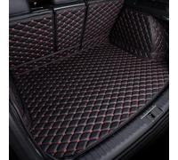 Car Leather Boot Liner Mat for Cupra Terramar VZ 2.0 TSI 4Drive 2024 2025+, Waterproof Anti-Slip Wear-Resistant Runk Mat Protector Guard Tray Accessories,Blackred