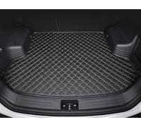 Car Leather Boot Liner Mat for Suzuki Across 2020 2021 2022 2023 2024 2025, Waterproof Anti-Scratch Non-Slip Trunk Pad, Cargo Tray Protector Liners Accessories,Black+Beige