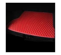 Car Leather Boot Liner Mats Car Trunk Mat Cargo Liner Carpet Interior Cover Compatible With Mazda 6 Atenza 2013(Red)