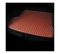 Car Leather Boot Liner Mats Car Trunk Mat Cargo Liner Carpet Interior Cover Compatible With Mazda 6 Atenza 2013(Brown)