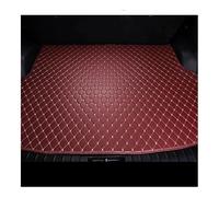 Car Leather Boot Liner Mats Car Trunk Mat Cargo Liner Carpet Interior Cover Compatible With Mazda 6 Atenza 2013(Wine red)