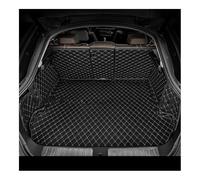 Car Leather Boot Liner Mats Compatible With 3 Series GT F34 2013-2017 2018 2019 2020 Full Coverage Custom Car Trunk Mat Cargo Liner Interior(Black-Beige)