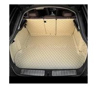 Car Leather Boot Liner Mats Compatible With 3 Series GT F34 2013-2017 2018 2019 2020 Full Coverage Custom Car Trunk Mat Cargo Liner Interior(Beige)