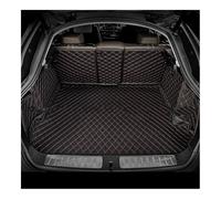 Car Leather Boot Liner Mats Compatible With 3 Series GT F34 2013-2017 2018 2019 2020 Full Coverage Custom Car Trunk Mat Cargo Liner Interior(Black-Red)