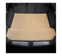 Car Leather Boot Liner Mats Compatible With Benz C-Class W205 2015 2016 2017 2018 2019 2020 Custom Car Trunk Mat Protective Pad Cargo Liner Interior(Beige)