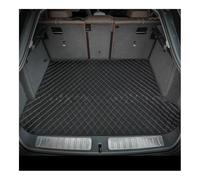 Car Leather Boot Liner Mats Compatible With Chery Tiggo 3 SUV 2014 2015 2016 2017 2018 Custom Car Trunk Mat Protective Pad Cargo Liner Interior(Black-Blue)
