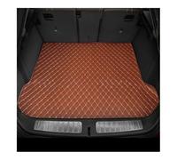 Car Leather Boot Liner Mats Compatible With Chery Tiggo 3 SUV 2014 2015 2016 2017 2018 Custom Car Trunk Mat Protective Pad Cargo Liner Interior(Brown)
