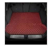 Car Leather Boot Liner Mats Compatible With Chery Tiggo 3 SUV 2014 2015 2016 2017 2018 Custom Car Trunk Mat Protective Pad Cargo Liner Interior(Wine-Red)