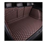 Car Leather Boot Liner Mats Compatible With Skoda Octavia MK3 5E 2014 2015 2016 2018 2019 2020 Customized Full Coverage Car Trunk Mat Interior Carpet(Coffee,Right-hand driving)
