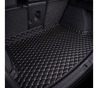 Car Leather Boot Liner Mats for Au-di A6 Saloon mk C7 2011-2017, Tailored Non-Slip Rear Trunk Cargo Tray Protector Pad Boot Liners Anti-Dirty Luggage Mat,C/Black~beige