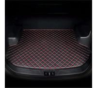 Car Leather Boot Liner Mats for Chevrolet Captiva (7seats) 2007-2013, Waterproof Anti-Scratch Anti-Slip Wear-Resistant Protector Liner Mat,Black-red-1
