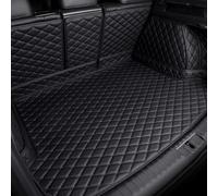 Car Leather Boot Liner Mats for Genesis GV60 2022 2023 2024, Waterproof Anti-Scratch Trunk Pad Cargo Tray Protector Liners Floor Guard Cover Accessories,A Black