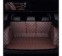Car Leather Boot Liner Mats for Land Rover Range Rover Velar 2017-2024, Full Coverage Waterproof Anti-Scratch Anti-Slip Wear-Resistant Trunk Mat,Coffee