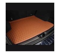 Car Leather Boot Mats Compatible With Audi Q7 4L 2005-2009 2010 2011 2012 2013 2014 2015 Custom Car Trunk Mats Waterproof Interior Accessories(Brown)