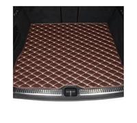 Car Leather Boot Mats Compatible With Kia Pegas Soluto Sephia AB 2018-2023 Custom Car Boot Liner Luggage FLoor Tray Waterproof Carpet(Chocolate)