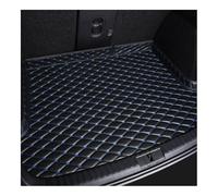 Car Leather Boot Mats Compatible With VW Passat B8 2011 2012 2013 2014 2015 2016 2017 2018 PU Leather Custom Car Trunk Mats Interior Carpet(Black bule)