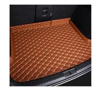 Car Leather Boot Mats Compatible With VW Passat B8 2011 2012 2013 2014 2015 2016 2017 2018 PU Leather Custom Car Trunk Mats Interior Carpet(Brown)