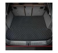 Car Leather Boot Mats Custom Car Trunk Mat Cargo Liner Interior Compatible With Ssangyong ActYon 2006 2007 2008 2009 2010 2011 2012 2013(Black-Black)