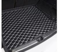 Car Leather Boot Mats for Audi Q5 2013-2016, Waterproof Anti-Scratch Non-Slip Trunk Pad Boot Liners, All-Weather Luggage Mat Cargo Carpet Protective Mat,A Black