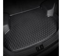 Car Leather Boot Mats For Mercedes Benz A-Class W177 A35 A45 S AMG 4MATIC 2019-2024, Boot Liner Mats Anti-Scratch Anti-Slip Cargo Carpet Protective Mat Accessories,A/Black