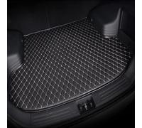 Car Leather Boot Mats For Mercedes Benz A-Class W177 A35 A45 S AMG 4MATIC 2019-2024, Boot Liner Mats Anti-Scratch Anti-Slip Cargo Carpet Protective Mat Accessories,F/Black-Beige