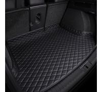 Car Leather Boot Mats for Peugeot 3008 GT Line 2019-2021, Rear Trunk Cargo Tray Liners Luggage Mat Anti-Scratch Carpets Protector Pad Interior Accessories,A All black