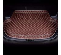 Car Leather Boot Mats For Renault Grand Scenic II 2009-2019, Cargo Tray Liners Trunk Carpets Waterproof Protector Pad Interior Accessories, F/Coffee
